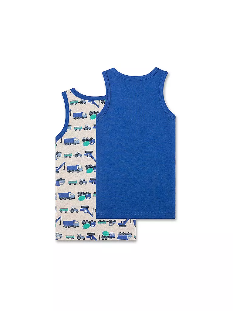 SANETTA | Pack de 2 camisetas interiores para niño nature melange | 