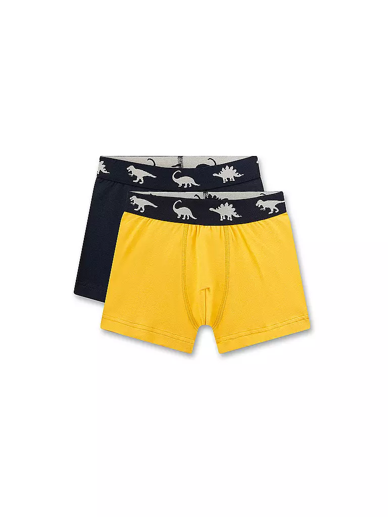 SANETTA | Pantalones para niño, paquete de 2, amarillo dorado | Amarillo