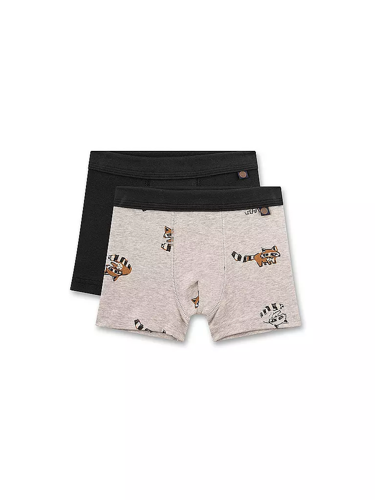 SANETTA | Pantalones para niño, paquete de 2, nature mel | grau