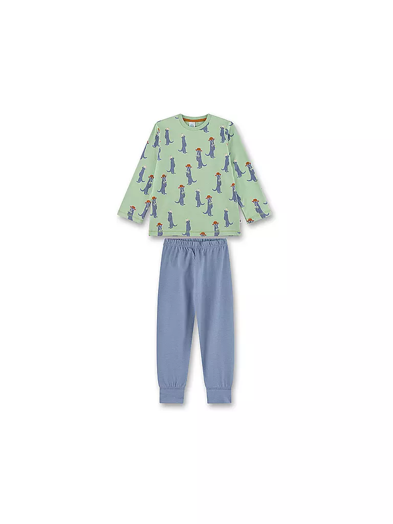 SANETTA | Pijama de niño | Verde claro
