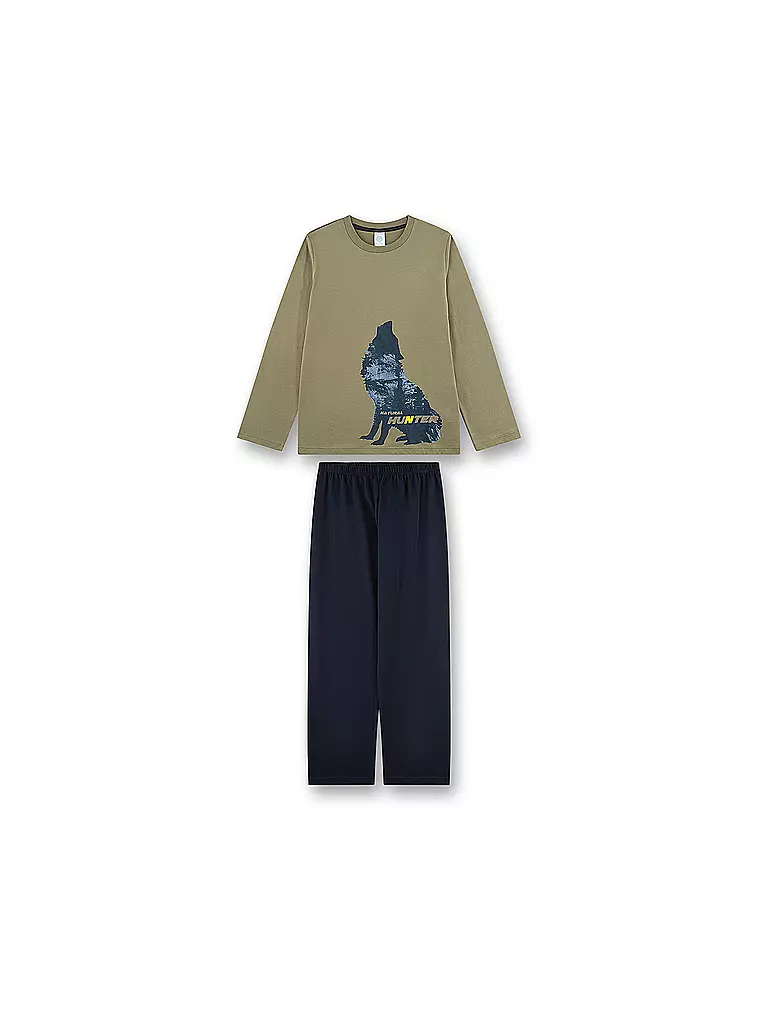 SANETTA | Pijama de niño | Oliva