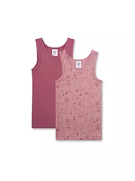 SANETTA | Top de niña, paquete de 2, rosa oscuro | Rosa