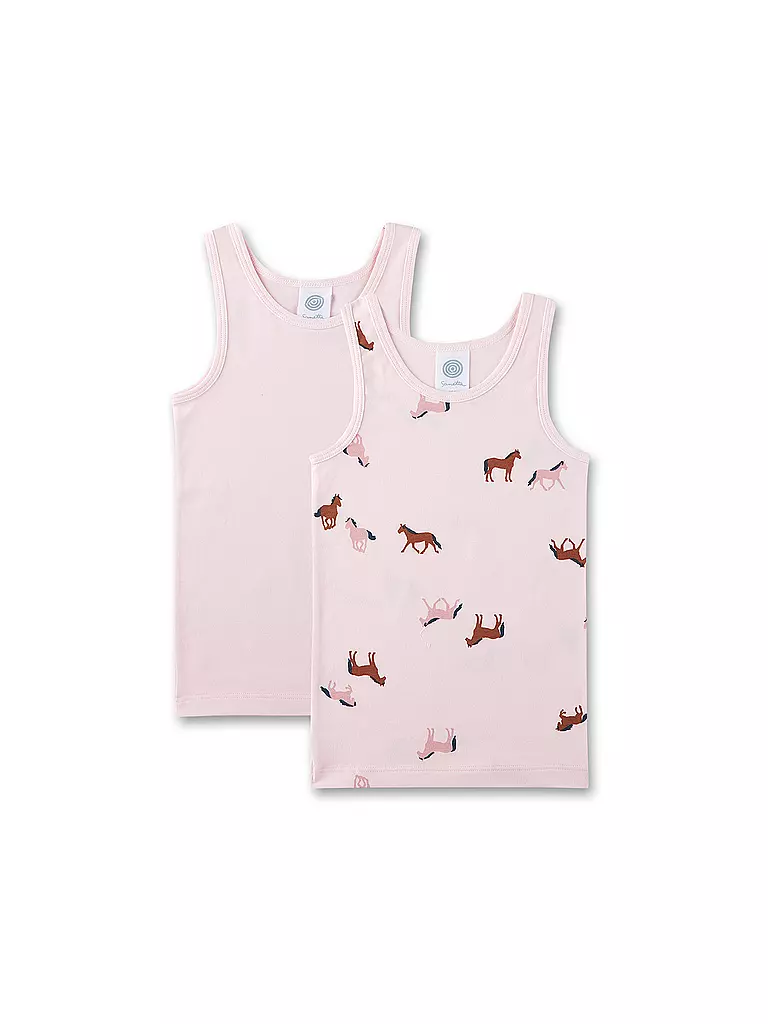 SANETTA | Top de niña, paquete de 2, rosa | rosa