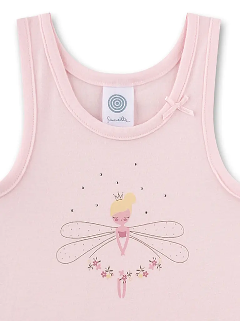 SANETTA | Top de niña - Camiseta interior rosa sombra | Rosa