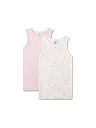 SANETTA | Top para niña, paquete de 2, white pebb | Crema