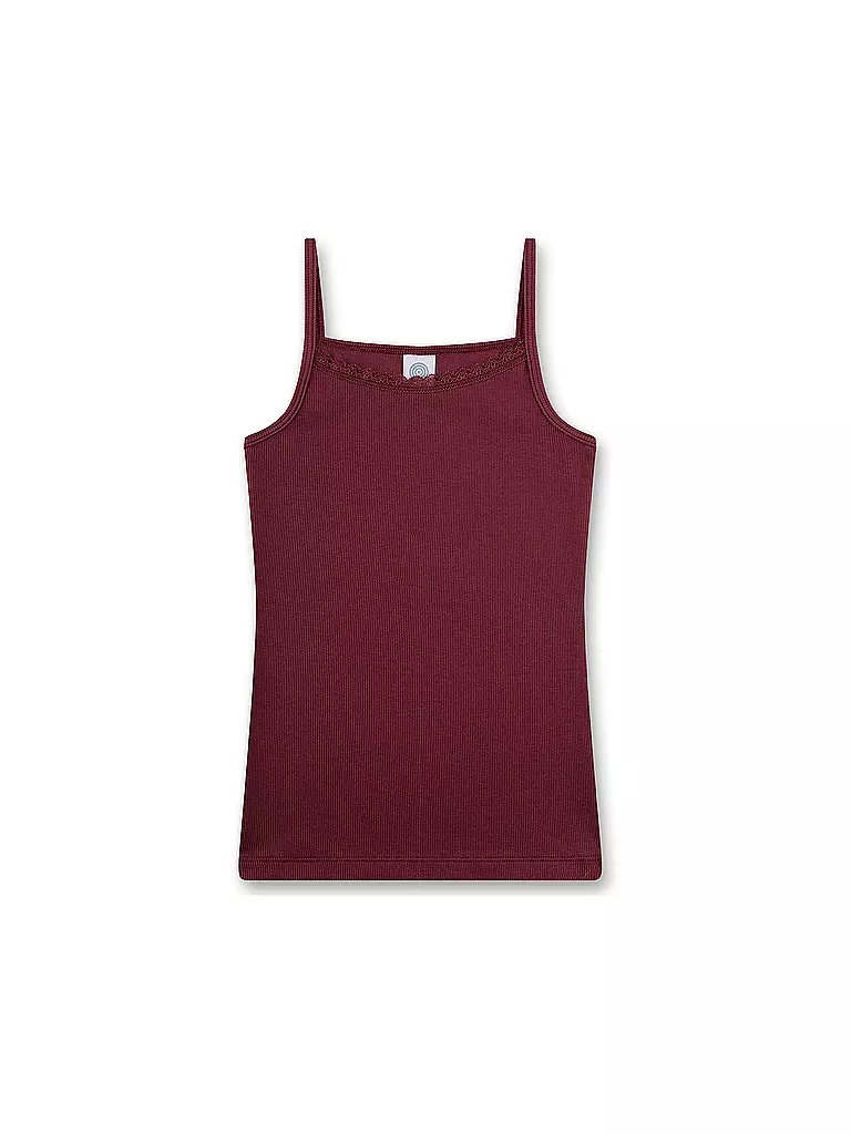 SANETTA | Top para niña | Rojo oscuro