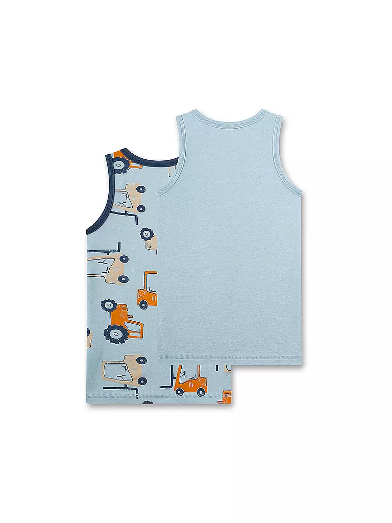 SANETTA | Top para niño, paquete de 2, azul pálido | 