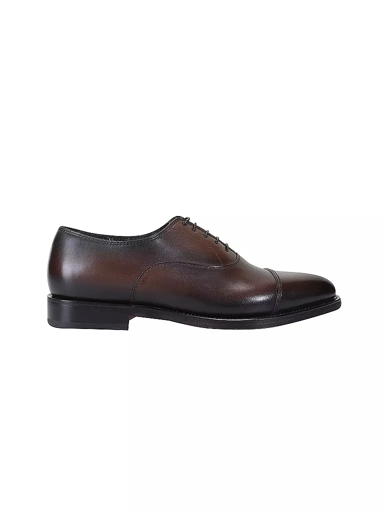 SANTONI | Lederschuhe Derby | Marrón