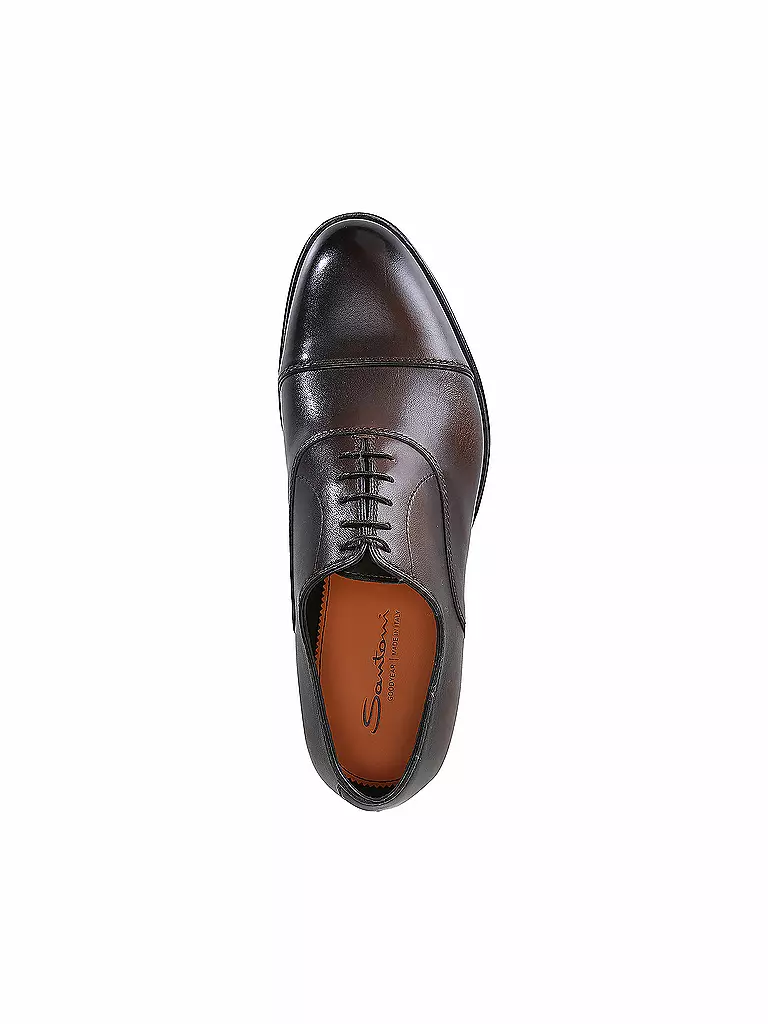 SANTONI | Lederschuhe Derby | Marrón