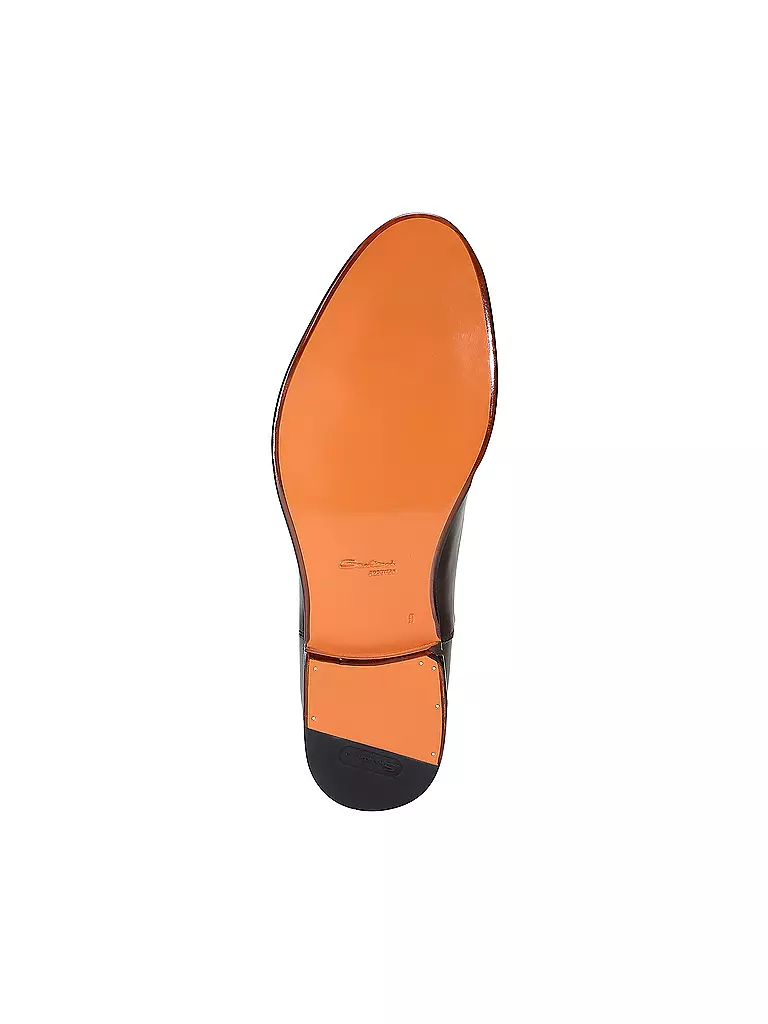 SANTONI | Lederschuhe Derby | Marrón