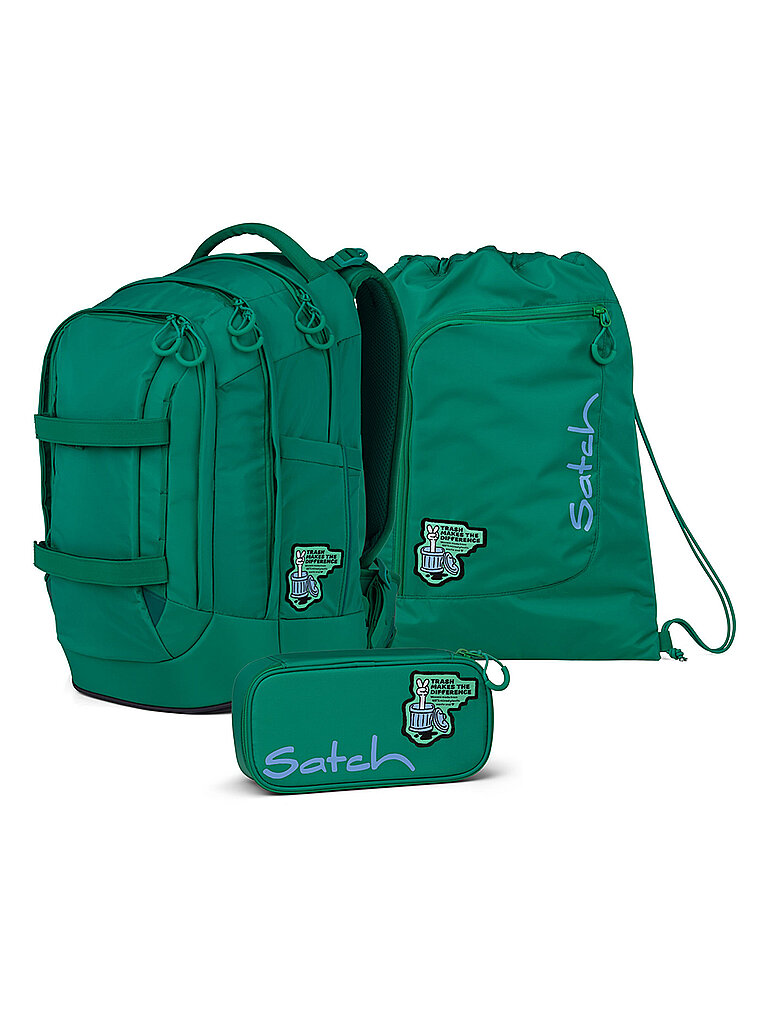 SATCH Mochila escolar Set PACK Fearless Green