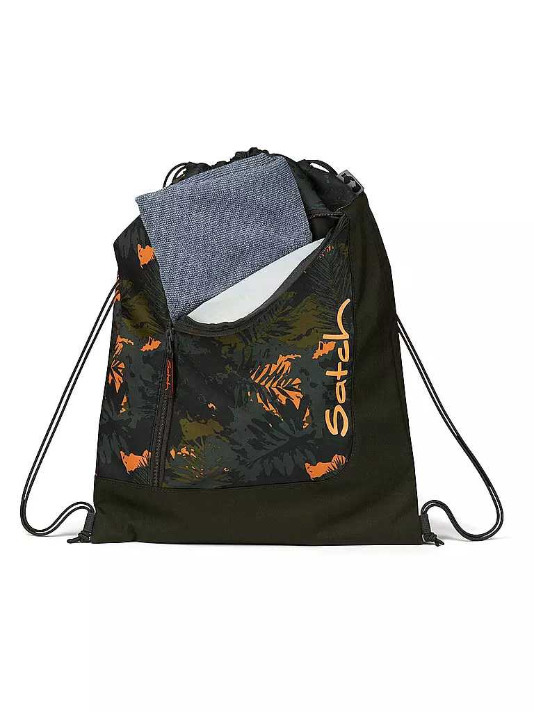 SATCH | Bolsa de deporte Jurassic Jungle | Negro