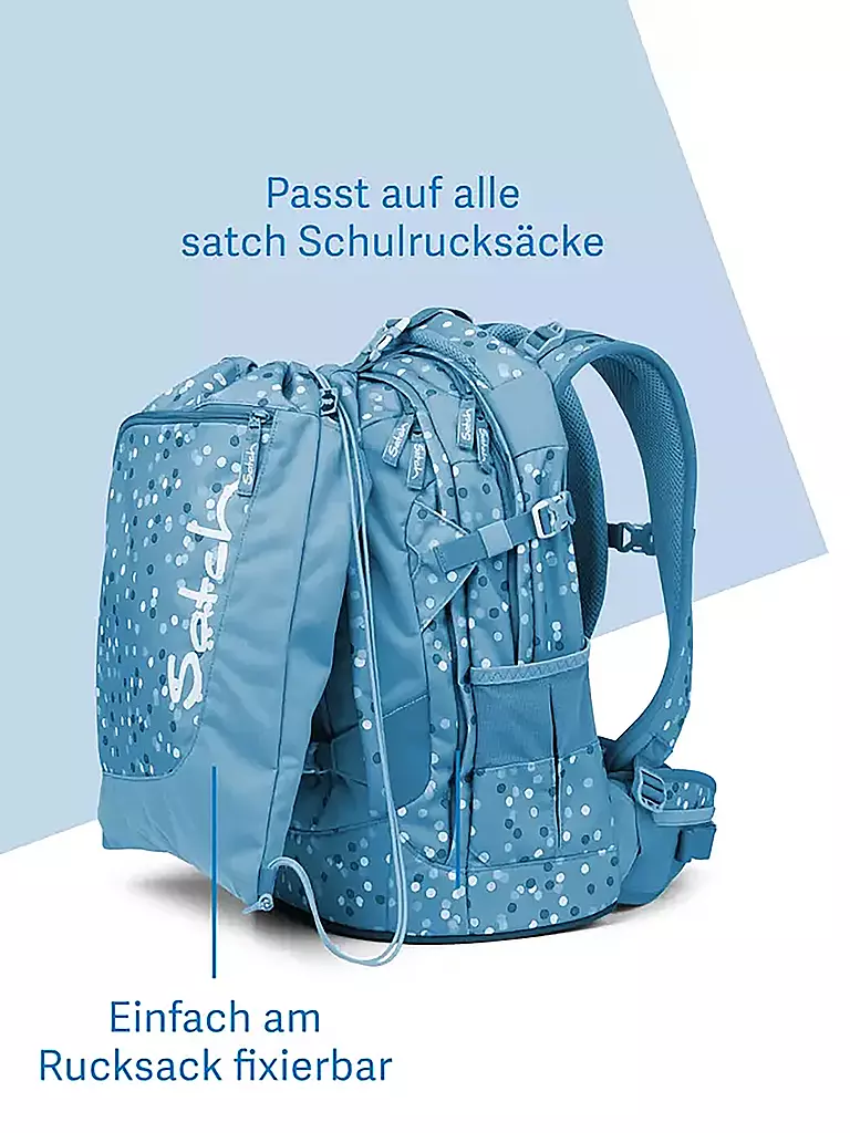 SATCH | Bolsa de deporte Purple Laser | Negro