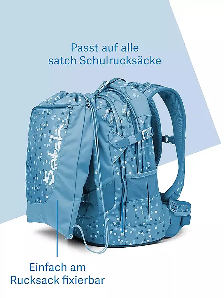 SATCH | Bolsa de deporte Purple Phantom | Negro