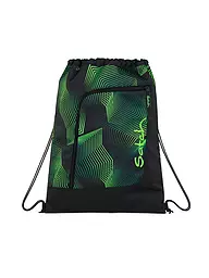 SATCH | Bolsa de deporte Seismic Green | Negro