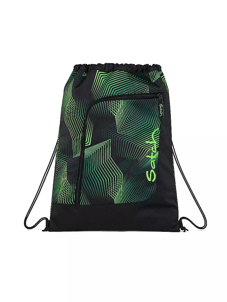 SATCH | Bolsa de deporte Seismic Green | Negro