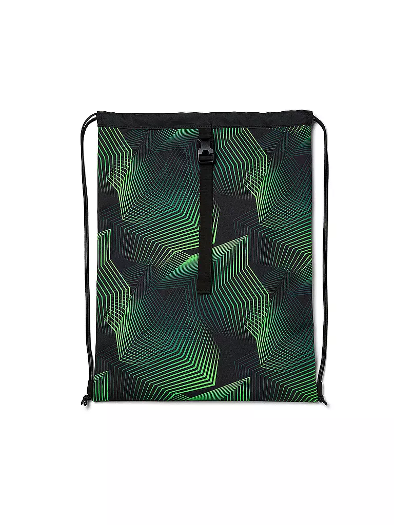 SATCH | Bolsa de deporte Seismic Green | Negro
