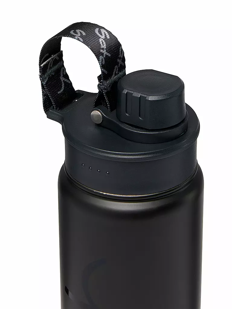 SATCH | Botella de agua de 0,5 l de acero inoxidable negra | Negro