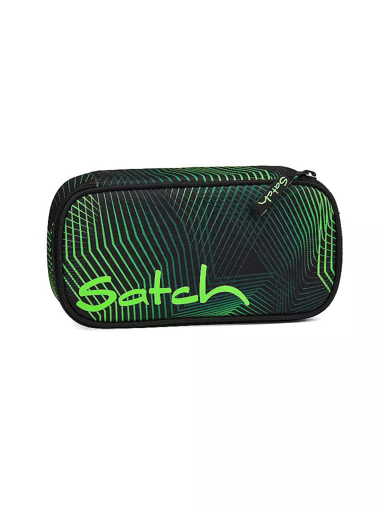 SATCH | Estuche - Estuche escolar Seismic Green | Negro