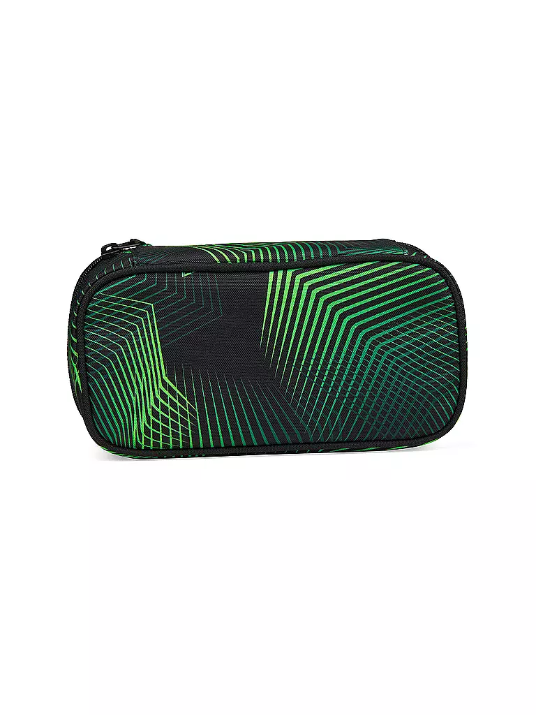SATCH | Estuche - Estuche escolar Seismic Green | Negro