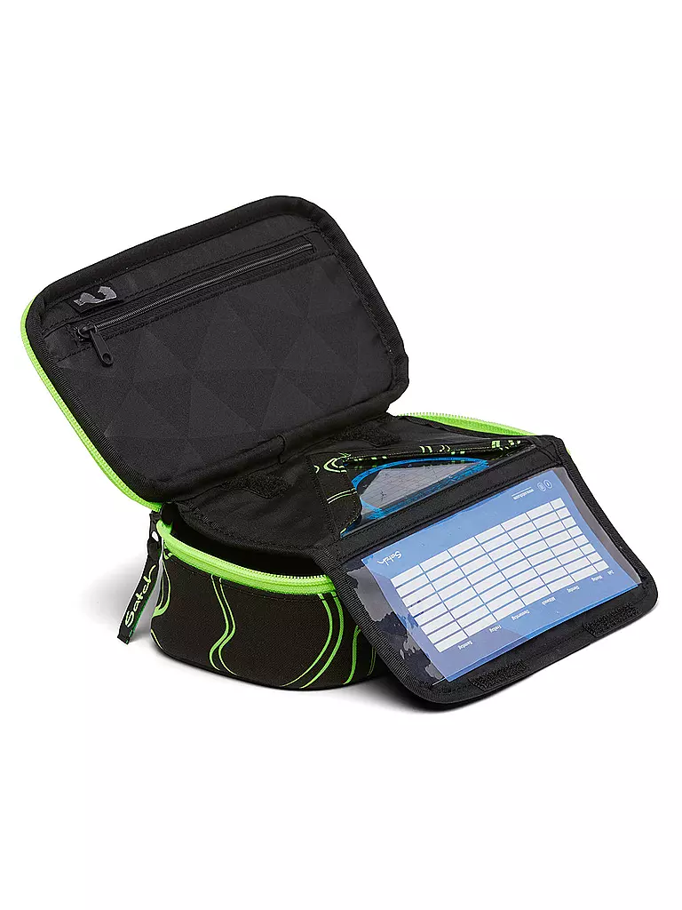 SATCH | Federpenal - Schlamperbox Green Supreme | Negro