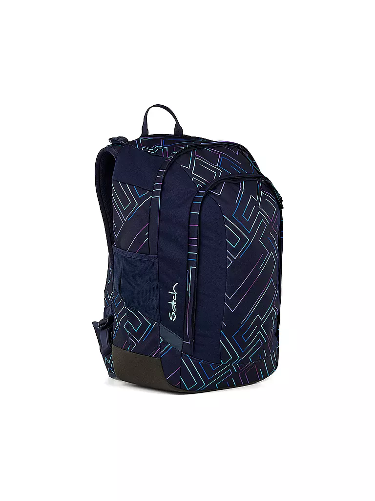 SATCH | Mochila escolar Air Purple Laser | Negro
