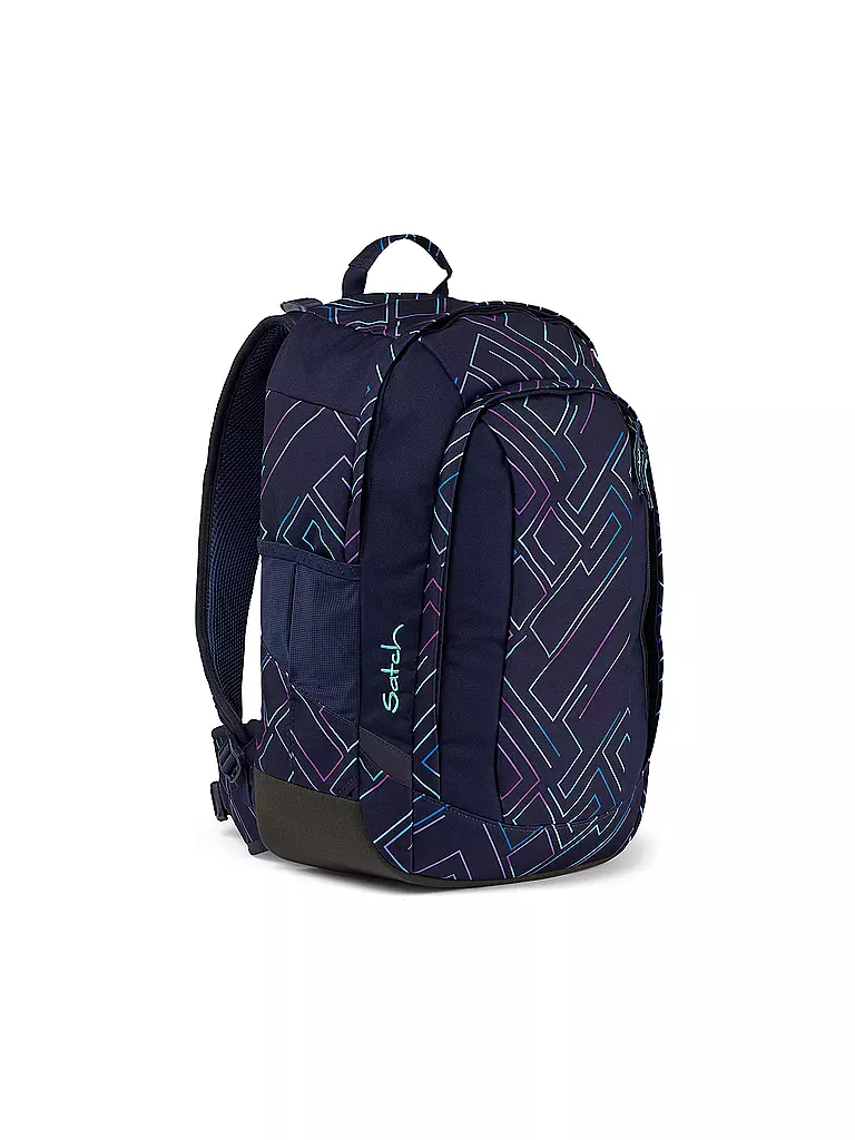 SATCH | Mochila escolar Air Purple Lazer | Azul oscuro