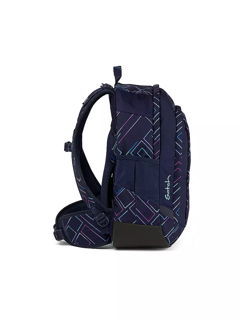 SATCH | Mochila escolar Air Purple Lazer | Azul oscuro