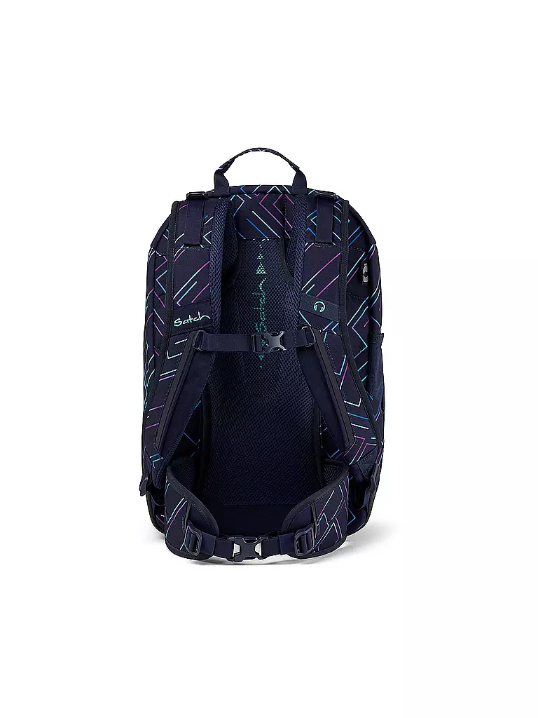 SATCH | Mochila escolar Air Purple Lazer | Azul oscuro