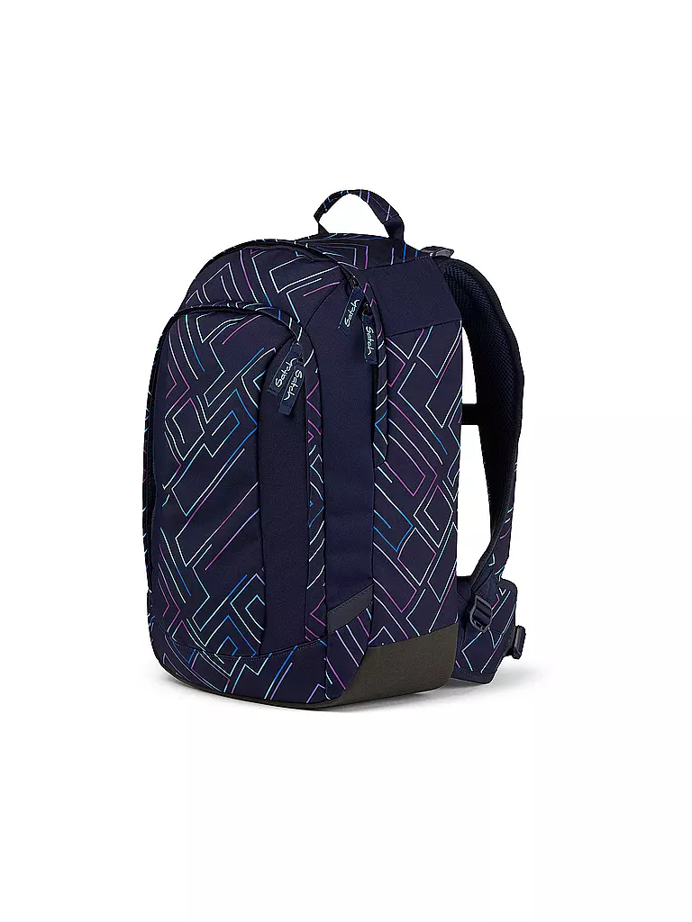 SATCH | Mochila escolar Air Purple Lazer | Azul oscuro
