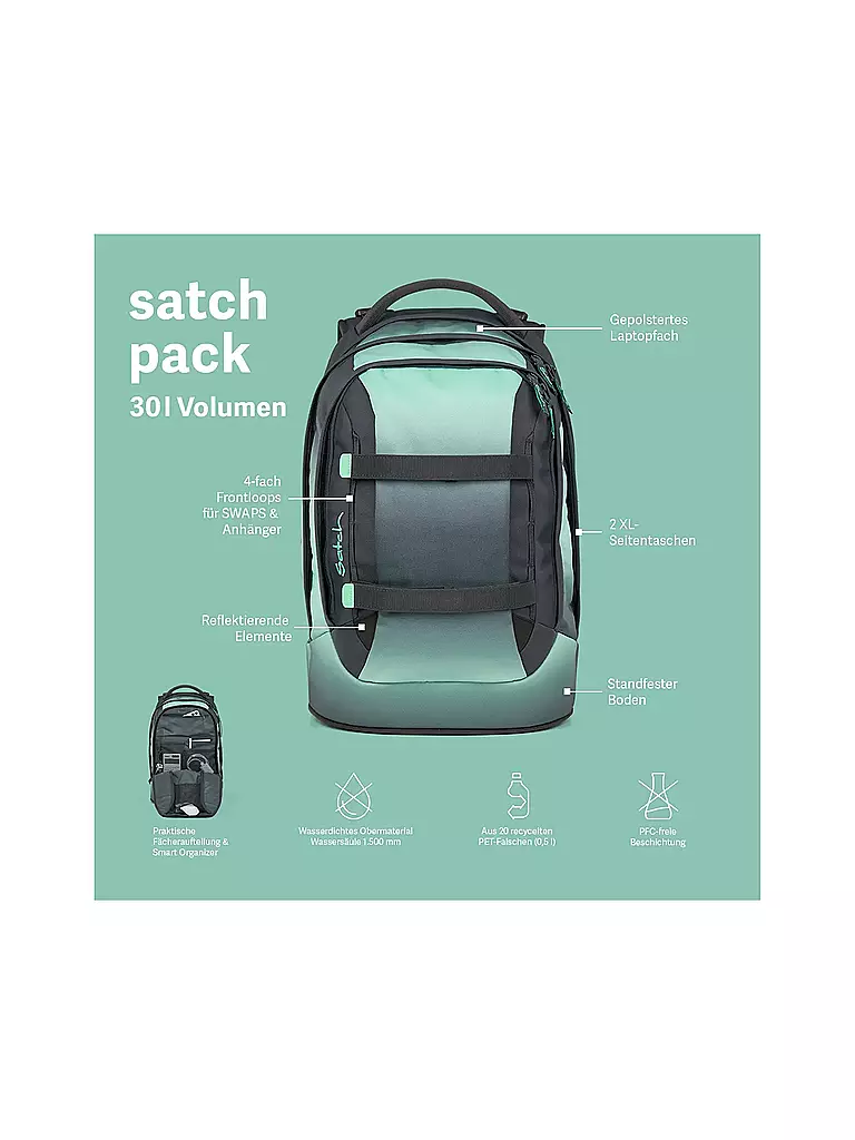 SATCH | Mochila escolar Hidden Rainbow Pack Set | 