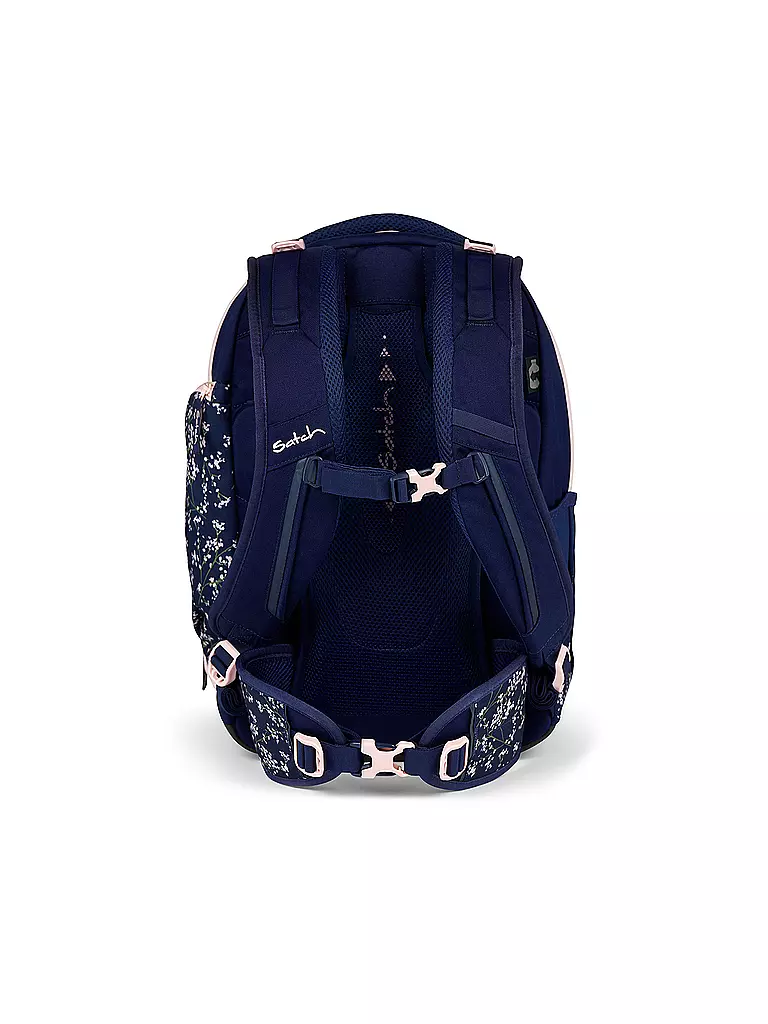 SATCH | Mochila escolar Match Bloomy Breeze | Azul oscuro