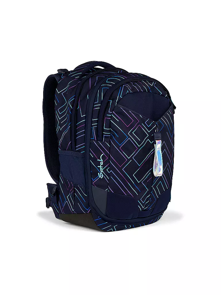 SATCH | Mochila escolar Match Purple Laser | Azul oscuro