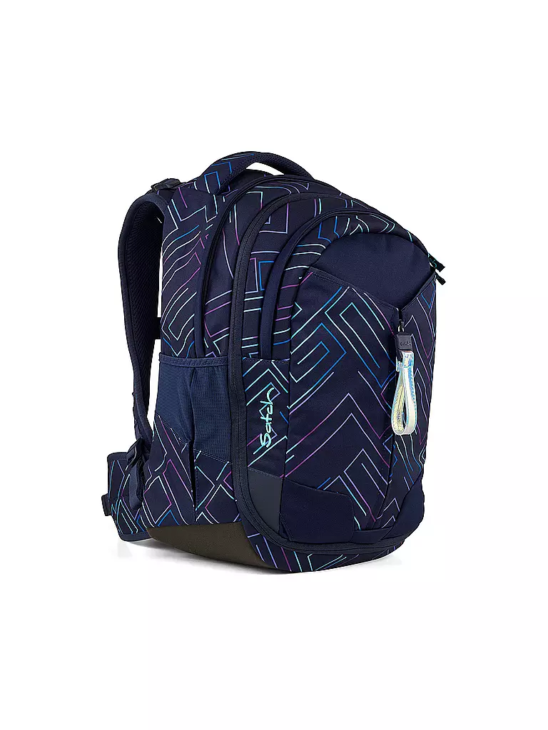 SATCH | Mochila escolar Match Purple Laser | Negro