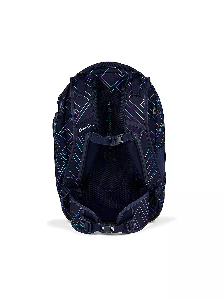SATCH | Mochila escolar Match Purple Laser | Azul oscuro