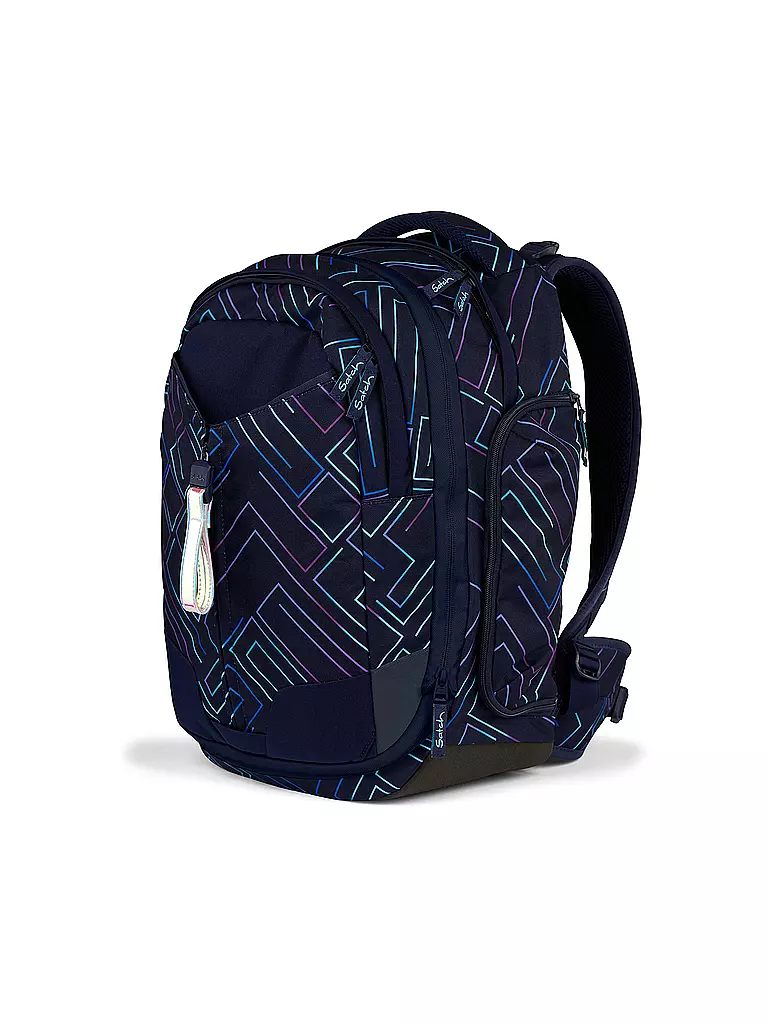 SATCH | Mochila escolar Match Purple Laser | Azul oscuro
