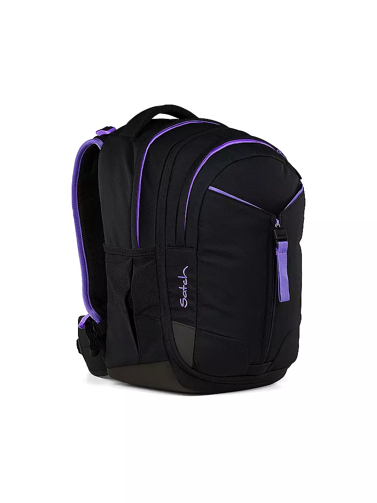 SATCH | Mochila escolar Match Purple Phantom | Negro