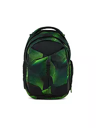 SATCH | Mochila escolar Match Seismic Green | Negro
