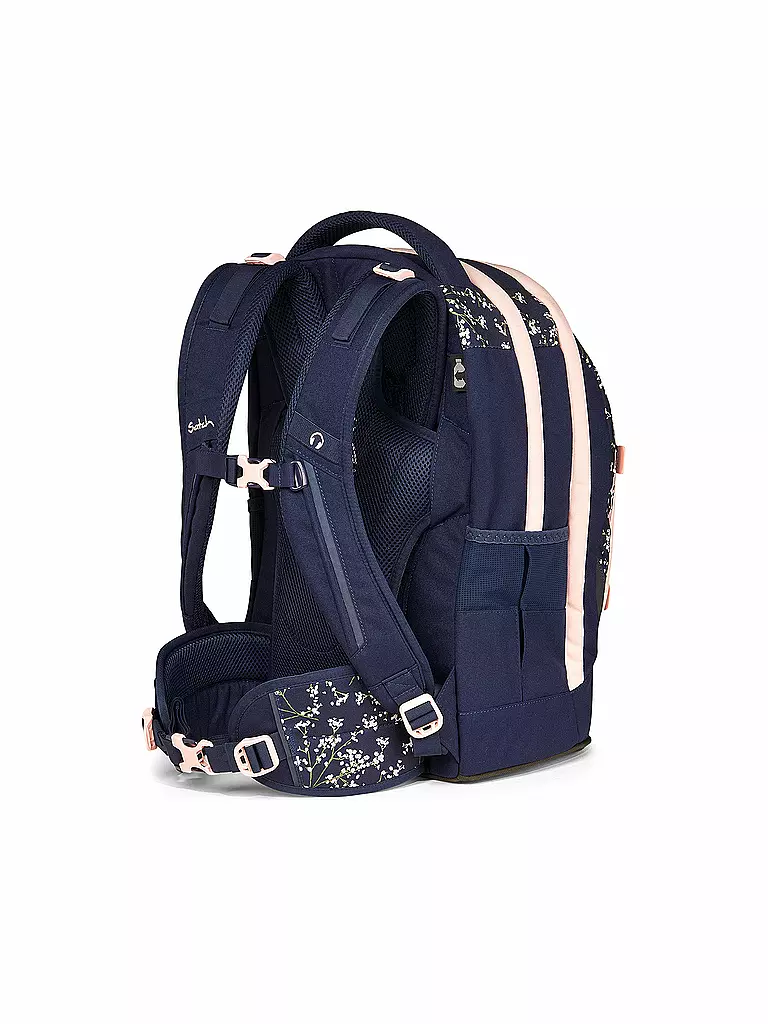 SATCH | Mochila escolar Pack - Bloomy Breeze | Azul oscuro