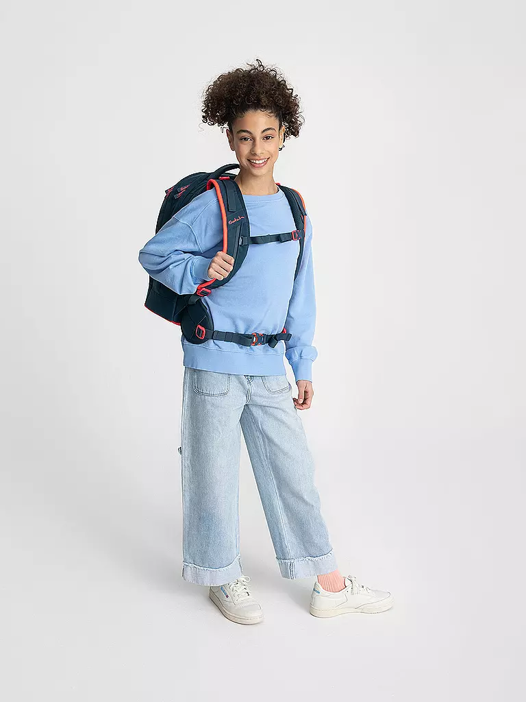 SATCH | Mochila escolar Pack - Pink Phantom | Azul oscuro