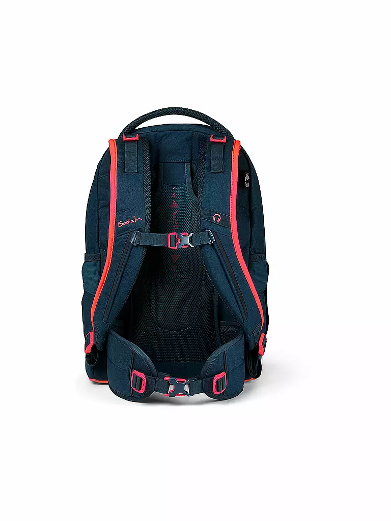 SATCH | Mochila escolar Pack - Pink Phantom | Azul oscuro
