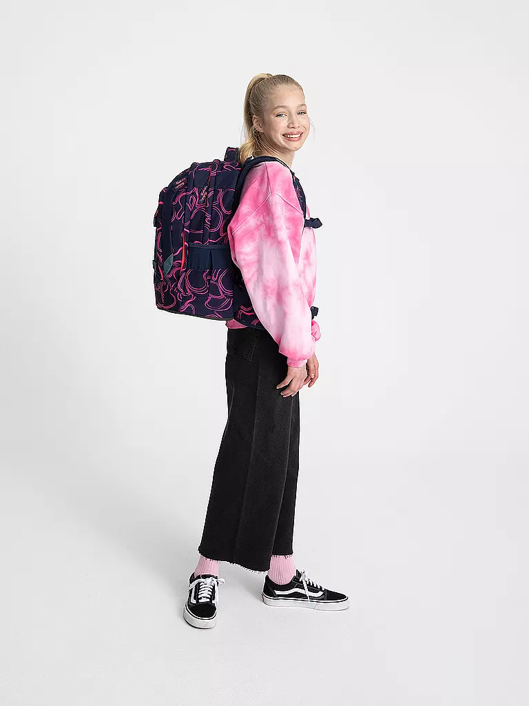 SATCH | Mochila escolar Pack - Pink Supreme | Azul oscuro
