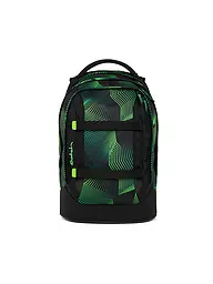 SATCH | Mochila escolar Pack Seismic Green | Negro