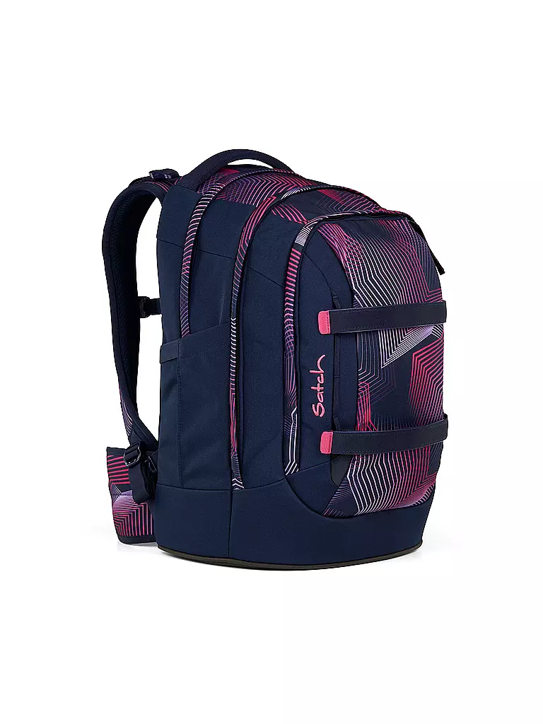 SATCH | Mochila escolar Pack Seismic Pink | Negro