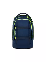 SATCH | Mochila escolar Pack Toxic Yellow | Azul oscuro