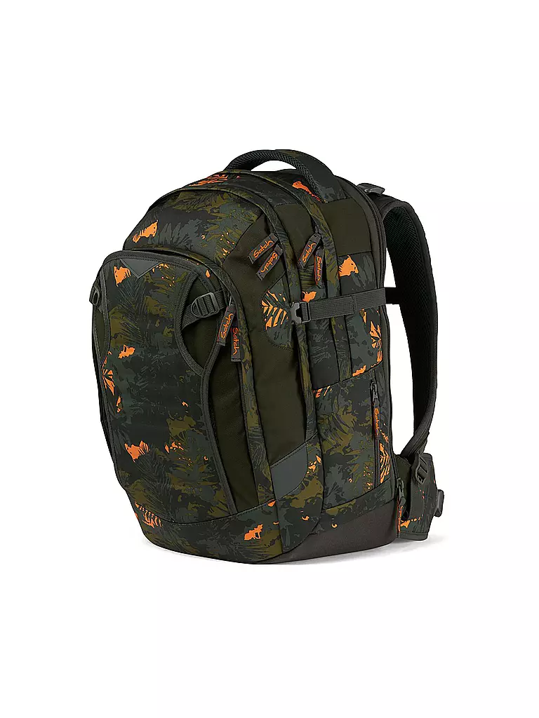 SATCH | Mochila escolar Satch Match Jurassic Jungle | Verde oscuro