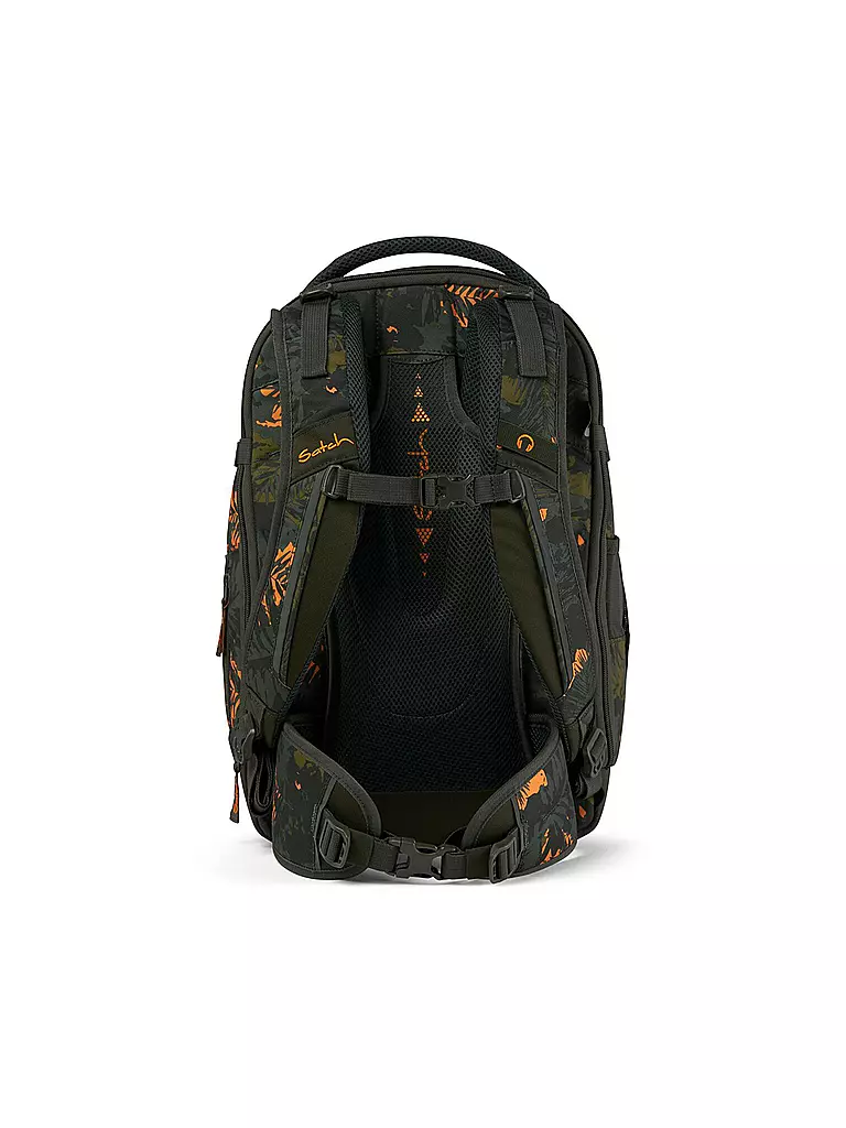 SATCH | Mochila escolar Satch Match Jurassic Jungle | Verde oscuro