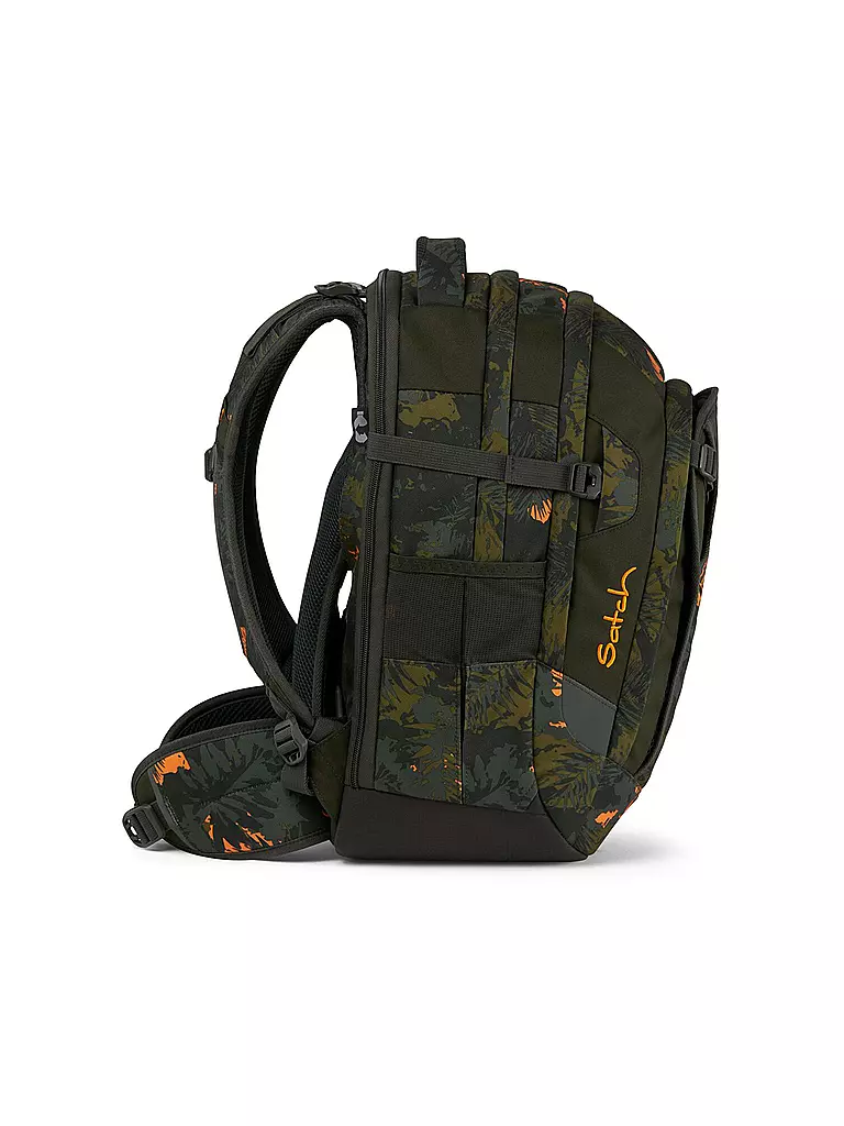 SATCH | Mochila escolar Satch Match Jurassic Jungle | Verde oscuro