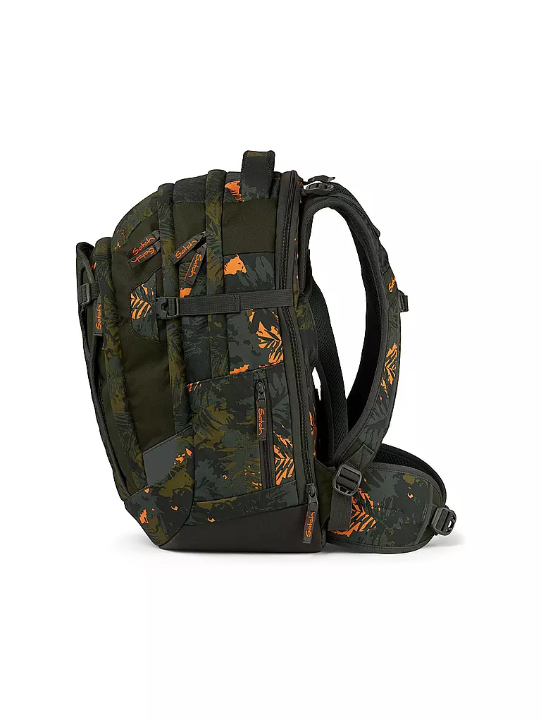 SATCH | Mochila escolar Satch Match Jurassic Jungle | Verde oscuro