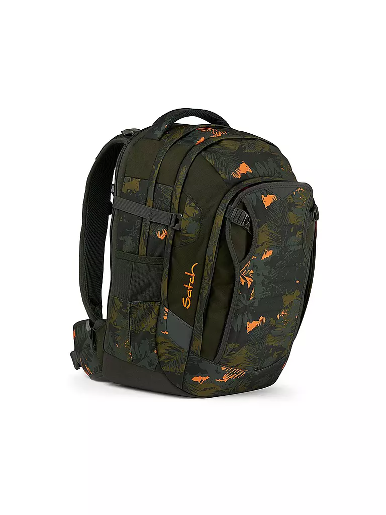 SATCH | Mochila escolar Satch Match Jurassic Jungle | Verde oscuro